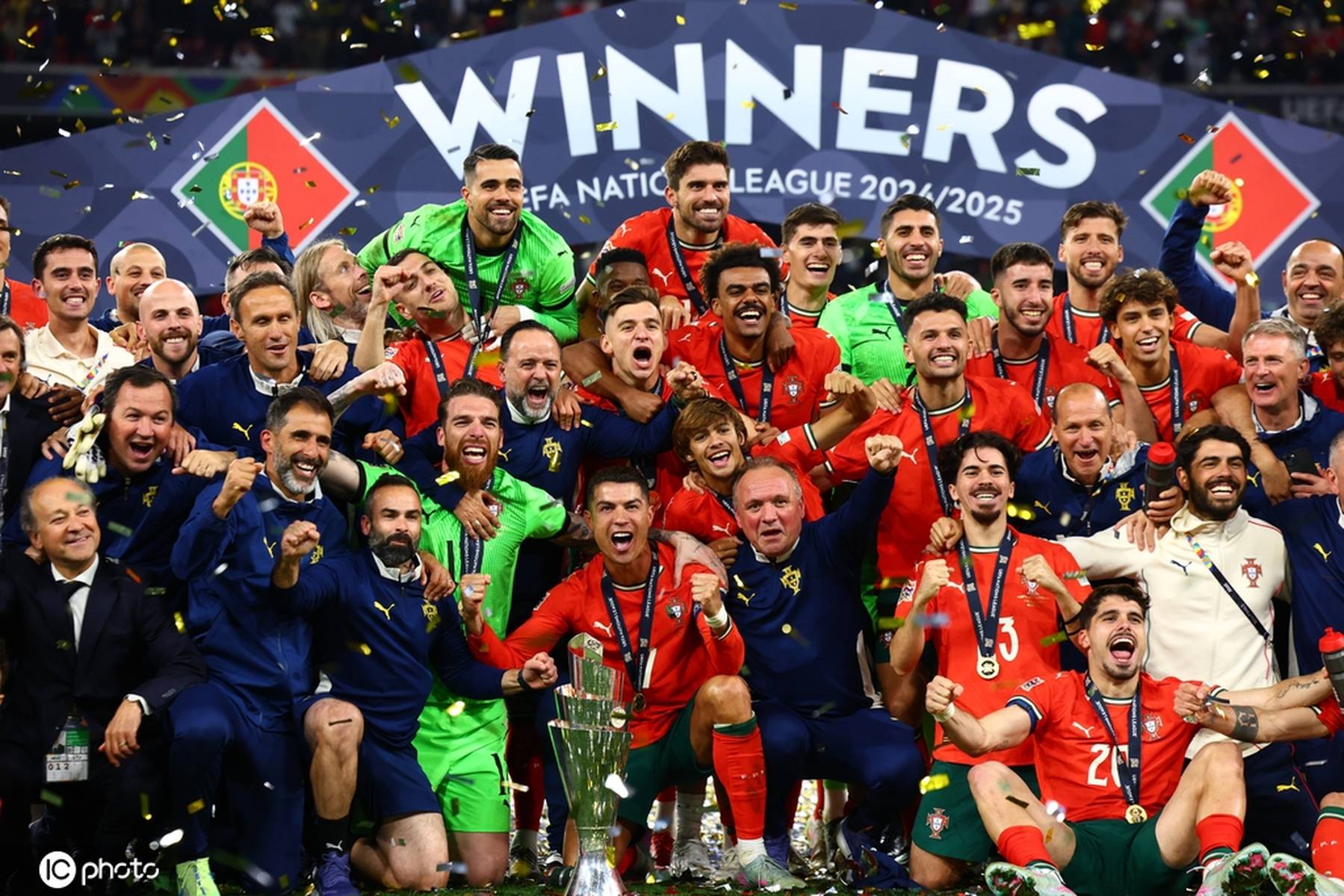 C罗助葡萄牙队4进欧国联决赛打进关键进球