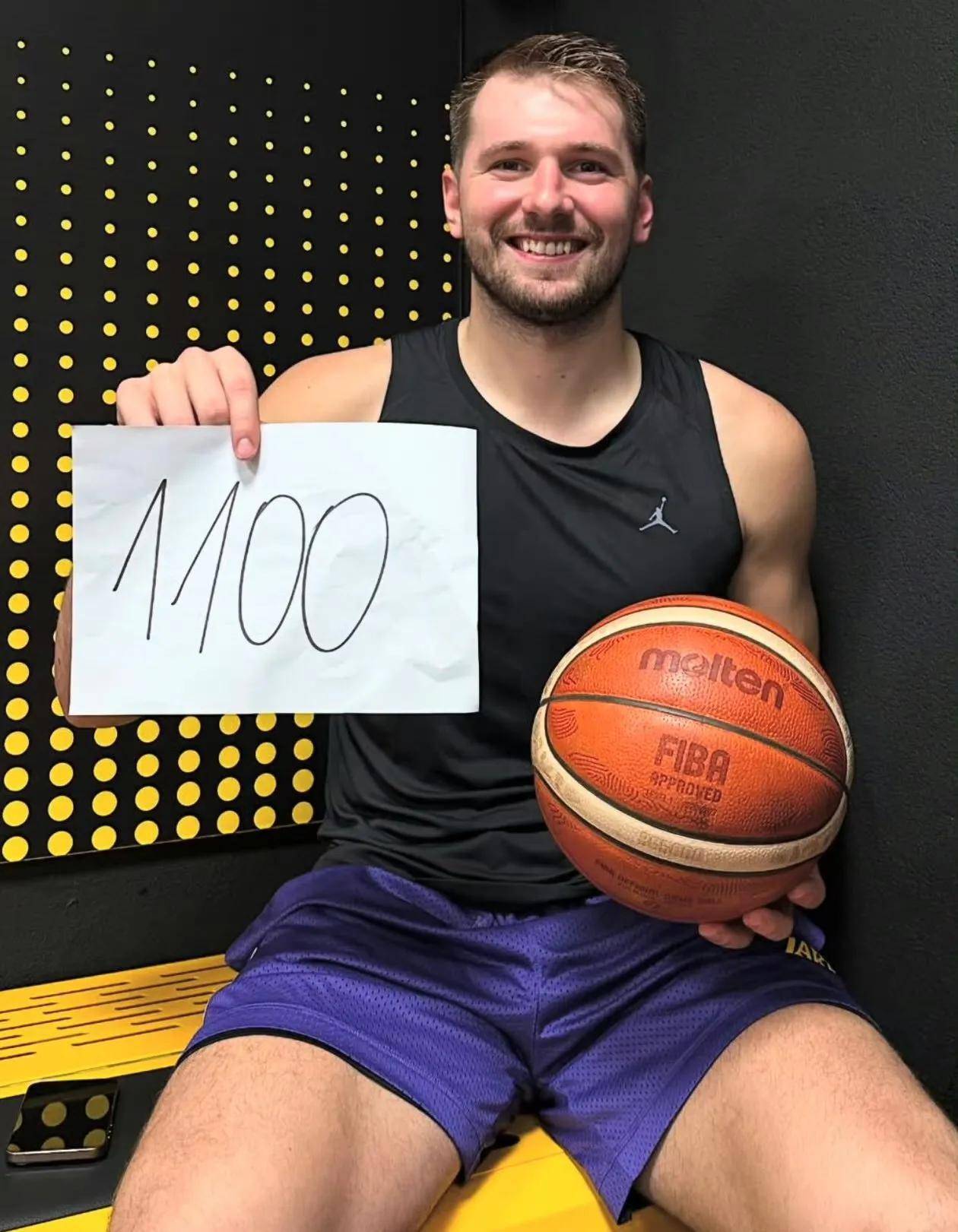 东契奇成斯洛文尼亚队史得分王国家队生涯总分1100分的简单介绍